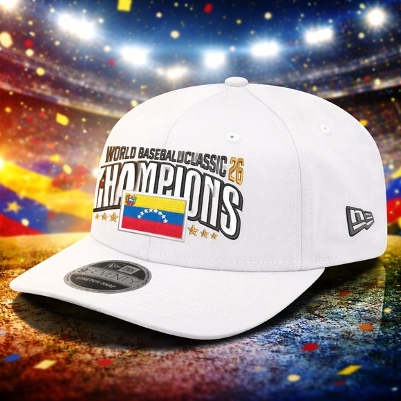 New Era Other - Venezuela 2026 World Baseball Classic Champions New Era Locker Room Hat Preorder